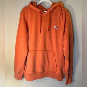 The North Face Large Sweatshirt Orange Hoodie Outdoor Work Sports Tailgating